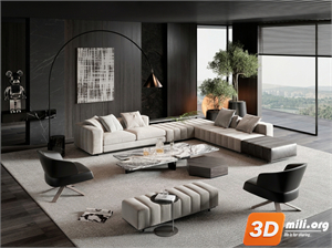 Sofa Minotti Skp Files 